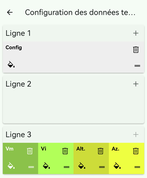 configuration des données 4