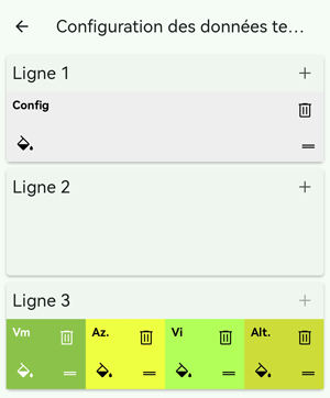 configuration des données 42