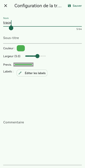 Config trace