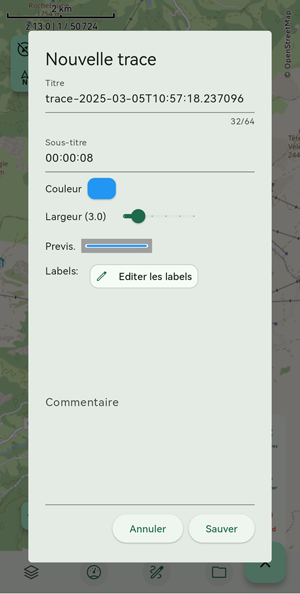 popup Enr trace